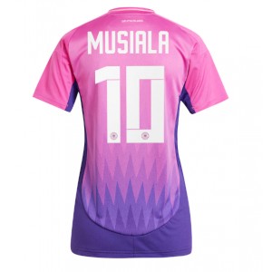 Fotbalové Dres Německo Jamal Musiala #10 Dámské Venkovní Oblečení ME 2024 Krátký Rukáv